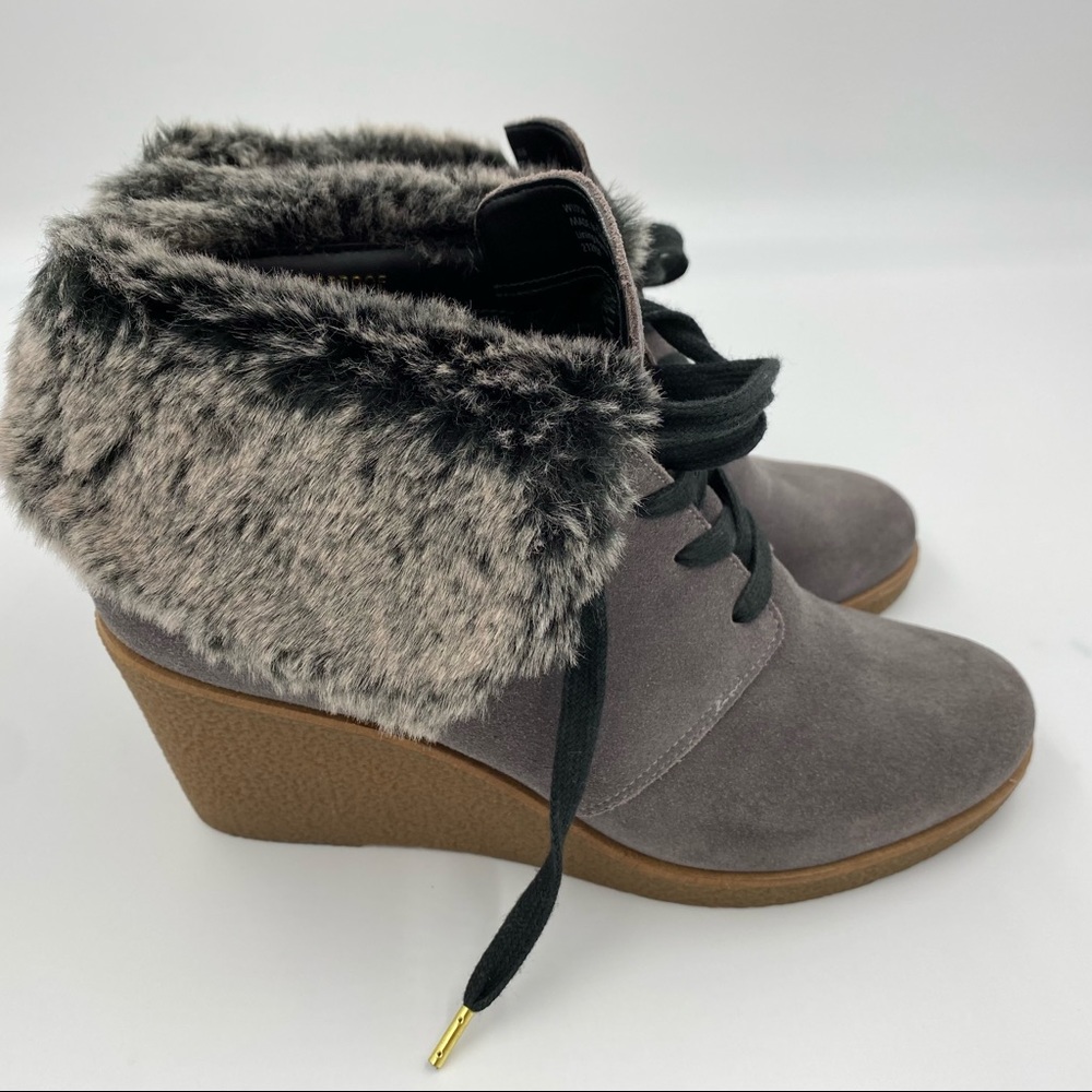 Cole Haan Coralie Wedge Waterproof Suede Boots